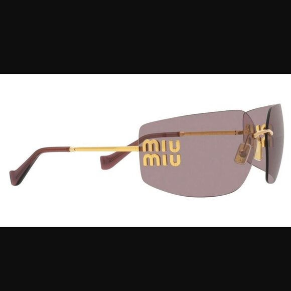 Miu Miu MU54YS 5AK06I Purple Sunglasses - Picture 4 of 11
